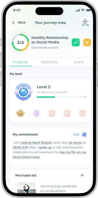 habit tracking and habit builder application